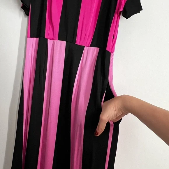 Christopher John Rogers x Target Maxi Dress blackpink striped - Picture 7 of 9